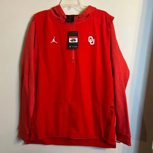 Jordan Shirts New Nike Jordan Oklahoma Sooners Therma Quarter